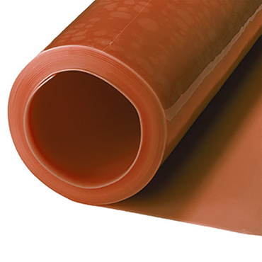 Rubber sheet MVQ 60 SILICONE RED